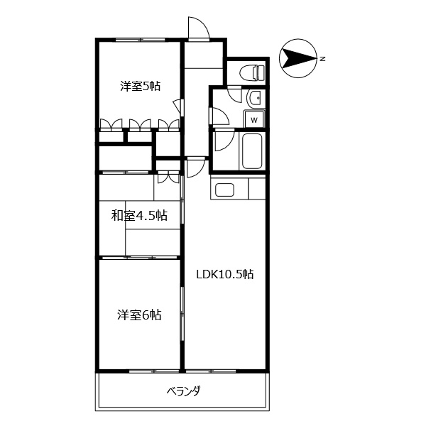 第14柴田マンションの間取り
