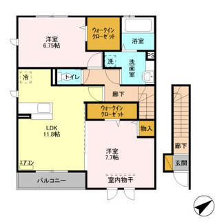 【間取り】 | グランドゥールＢ