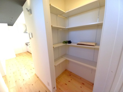 【その他】 | 新築住宅　高知市神田 | キッチン横の収納。パントリーに！