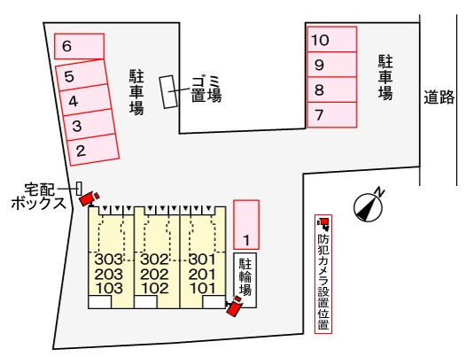 ルピナス・Kの区画図