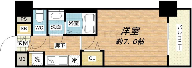 【間取り】 | プレサンス水都OKAWA