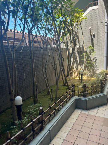 福井ダイカンプラザのその他共用部分|エレベーターホールには植栽があり心和みます。