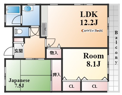 コモドカーサ新神戸の間取り