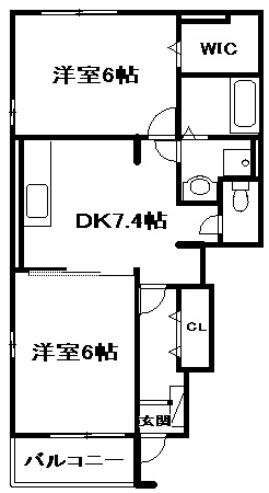 【間取り】 | セプト・クルール | 間取りです