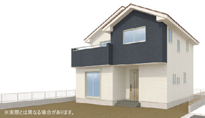 【外観パース】 | FiT深谷市東方16期　新築住宅　全3棟　1号棟 | 1号棟