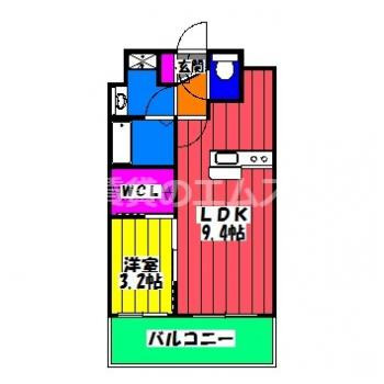 【間取り】 | リアンシエルブルー雑餉隈 | リアンシエルブルー雑餉隈の間取り