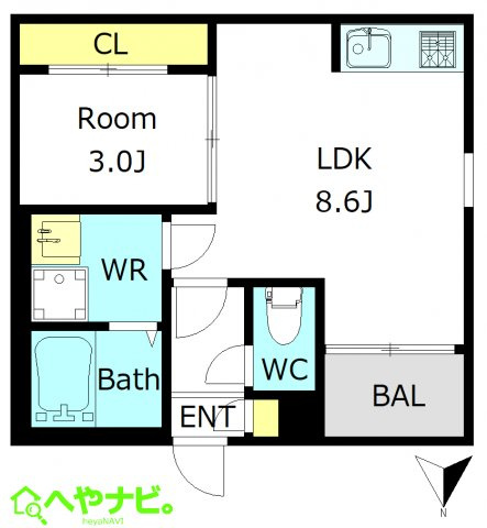 【間取り】 | REGALEST中村公園deux
