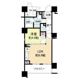 エルセレーノ上本町レジデンスの間取り