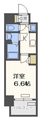 【間取り】 | プレサンス天神橋スカイル