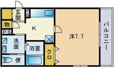 アムールポパイ【キャッシュバック対象物件】の間取り