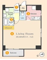 【間取り】 | プロミエ秋葉原