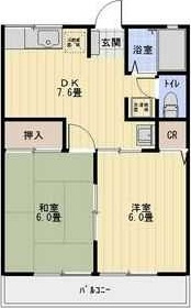 シャトレB　　　刈谷市の賃貸ならクラスホーム刈谷店の間取り