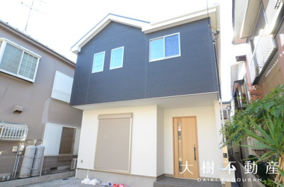 【外観】 | 海老名市東柏ケ谷5丁目　新築戸建て　全１棟　【仲介手数料無料】 | 建物完成しました！！内見可能です♪