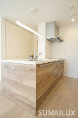 熊本市中央区新屋敷１丁目のアパートのキッチン