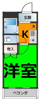 仲介手数料0円！！ヒルズ森の間取り