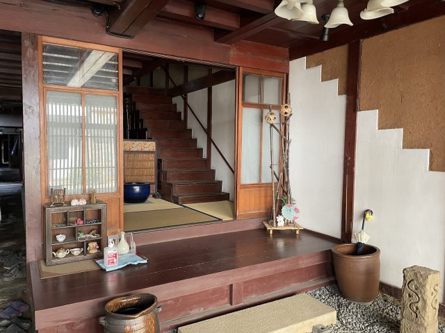 米子市東倉吉町　旧旅籠松屋(ハタゴマツヤ)の内装