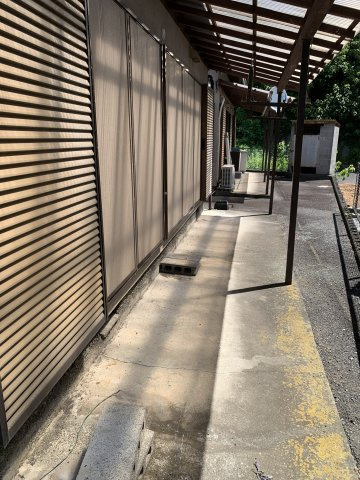 松沢町借家の庭