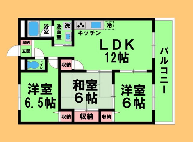 モネ水草の間取り