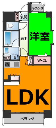 仲介手数料0！！ラドーニ清水の間取り