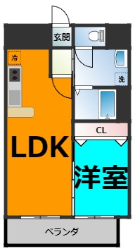 仲介手数料0円！！Residence栴檀の間取り