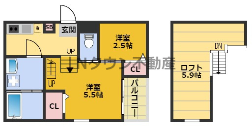 【間取り】 | クオーレ名古屋 | 間取りです