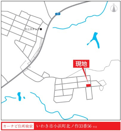 小浜町2期3棟の地図|ご参照ください。