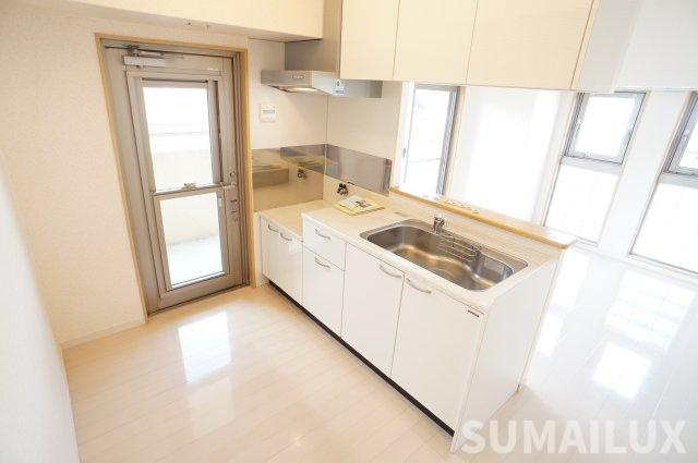 熊本市中央区九品寺４丁目の賃貸マンションのキッチン