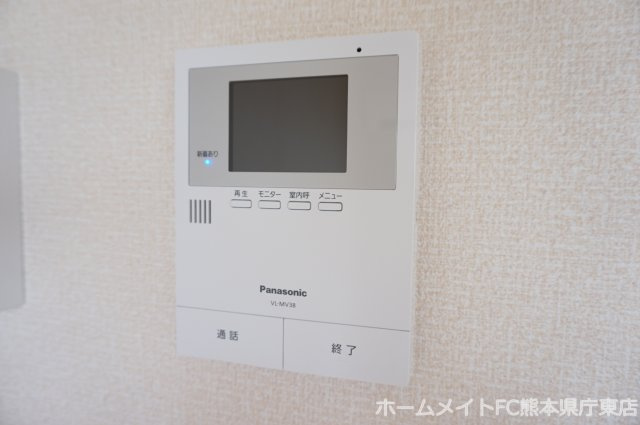 熊本市東区沼山津２丁目のアパートのセキュリティ