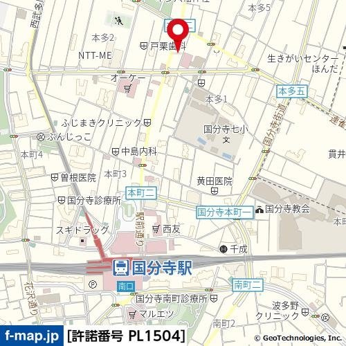 【地図】 | 藤和シティコープ国分寺