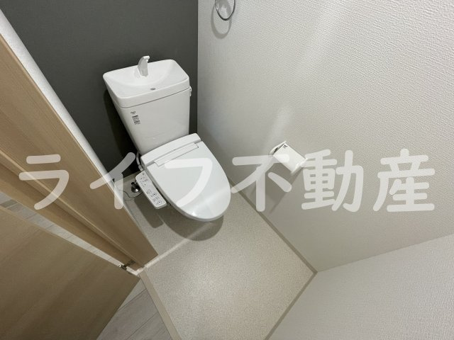 badge　nagaseのトイレ|ゆったりとした空間のトイレです