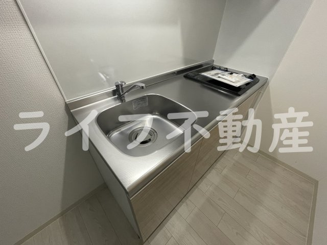 badge　nagaseのキッチン|コンパクトなキッチンで掃除もラクラク