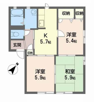 【間取り】 | サンセントラルＣ