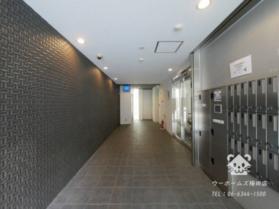 【エントランス】 | ●エルミタージュ難波南VII | 毎日通るエントランスはこのようになっています