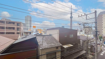 【展望】 | ラシェーナ曳舟アクアーリア　2階　角　部屋　リ　ノベーション済