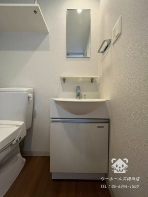 【独立洗面台】 | エスリード北大阪レジデンス | 独立洗面台、朝の身支度には欠かせません