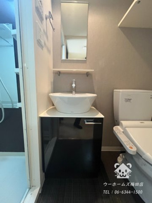 【独立洗面台】 | エスリード新大阪NORTH | 朝の支度にも助かる、独立の洗髪洗面化粧台