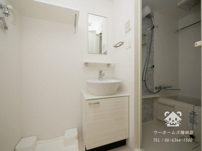 【独立洗面台】 | エスリードレジデンス大阪グランノースⅡ | 独立洗面台あり、毎朝おしゃれに忙しい女性の方におすすめです