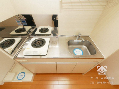 【キッチン】 | ルクレ阿波座レジデンス | コンパクトなキッチンで掃除もラクラク