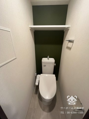 【トイレ】 | バウスフラッツ新大阪 | シンプルで使いやすいトイレです