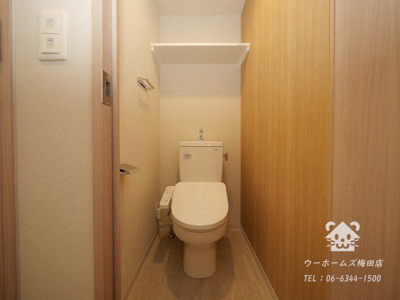 【トイレ】 | メインステージ大阪NorthGateⅠ | シンプルで使いやすいトイレです