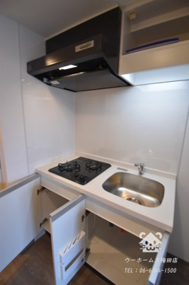 【キッチン】 | アクアプレイス江戸堀 | コンパクトなキッチンで掃除もラクラク