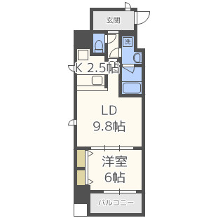 【間取り】 | スプランディッド淀屋橋DUE | 間取り