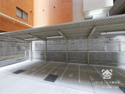 【その他共用部分】 | アドバンス上町台シュタット | バイク置き場（原付のみ）
