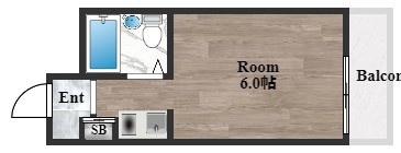 ハイツ八戸ノ里の間取り