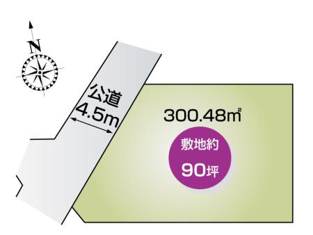 上川上　1区画　区画図