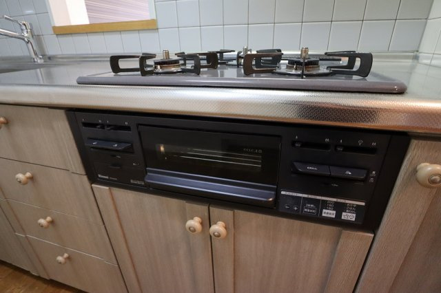 フジヴェール法連寺山のキッチン|グリル付