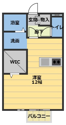 プレミール北口　Ａの間取り