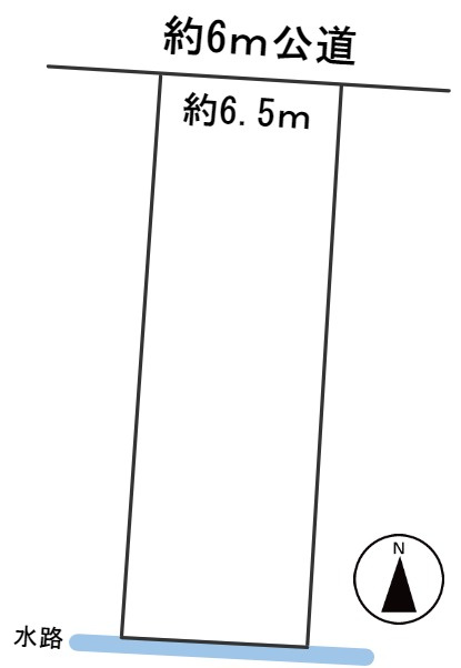 ６１３５６　岐阜市大黒町２丁目土地の区画図