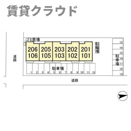 エアフォルクの区画図