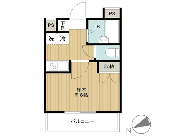洋室6帖♪収納もあります♪